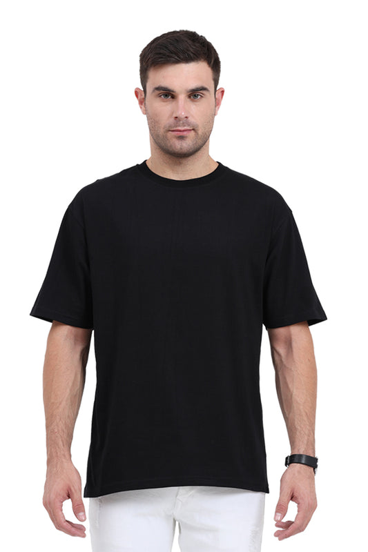 BILLIK - SOLID BLACK Unisex Oversized Half Sleeve T-Shirt