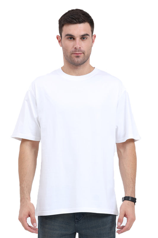 BILLIK - SOLID WHITE Unisex Oversized Half Sleeve T-Shirt