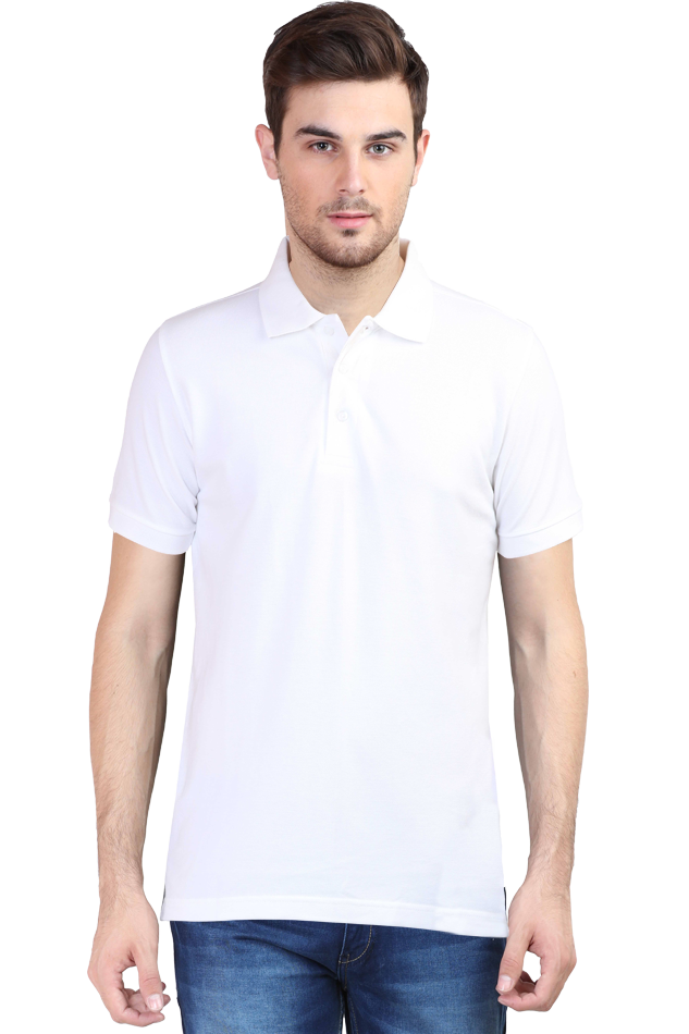BILLIK- SOLID WHITE POLO T-Shirt